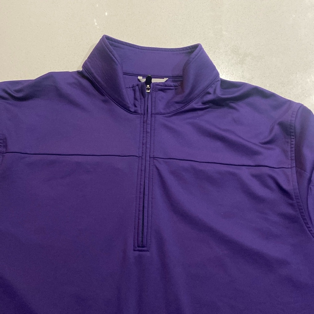 Cutter and Buck Men's Purple Half-Zip Pullover Size XL - Picture 6 of 9